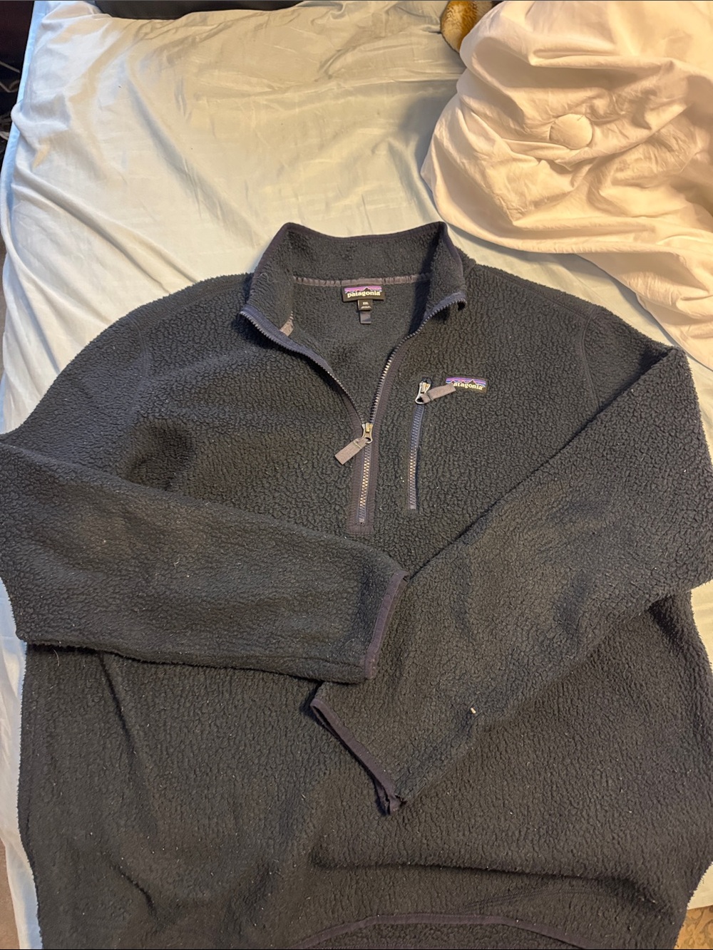 Mens XXL vintage Patagonia pile fleece pullover
